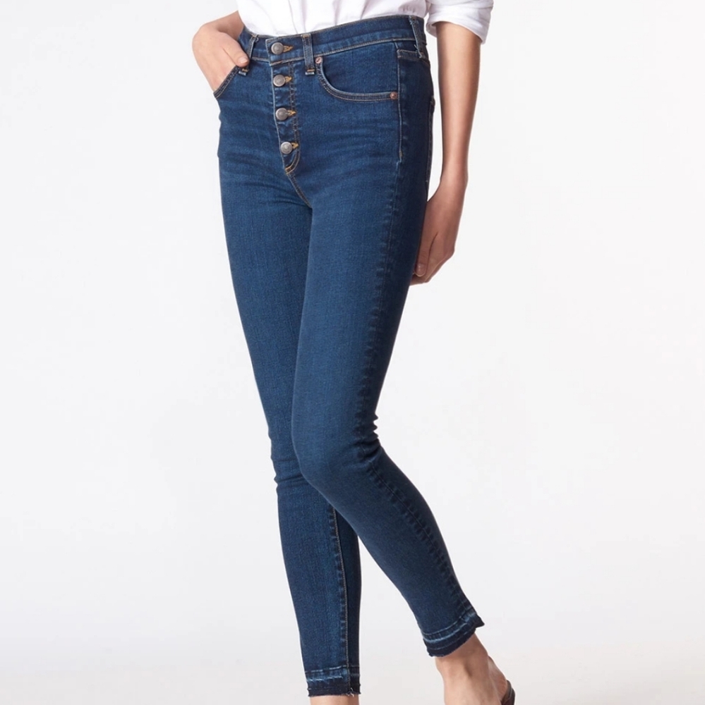 Veronica Beard Debbie High-Rise Skinny Jean